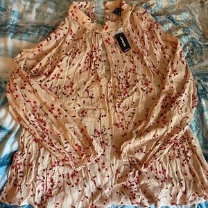 Express Women’s Keyhole Front Blouse (NWT)